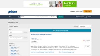 NHS Jobs live in January 2019 - Jobsite