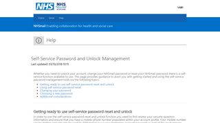 Find out more - NHSmail 2 Portal - Home