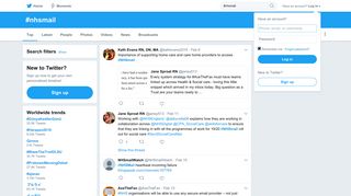 #nhsmail hashtag on Twitter
