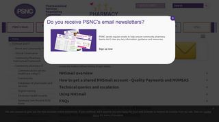 NHSmail : PSNC Main site
