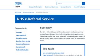 NHS e-Referral Service - NHS Digital