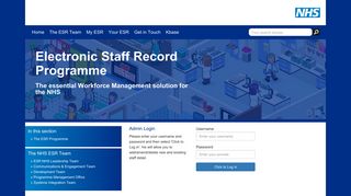 Login - Electronic Staff Record