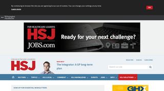 HSJ | Health Service Journal - for healthcare leaders
