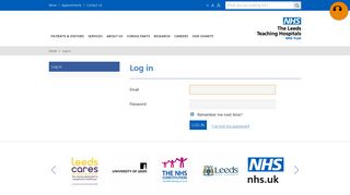 Log in - Leeds Teaching Hospitals NHS Trust