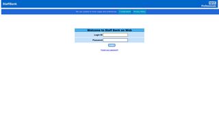 StaffBank on Web: Login – bookings.nhsprofessionals.nhs…
