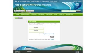 Login to Workforce Improvement Test Site - NHS Scotland Workforce ...