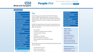 Pay - NHS Blood and Transplant