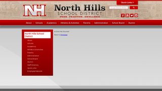 North Hills School District News Article