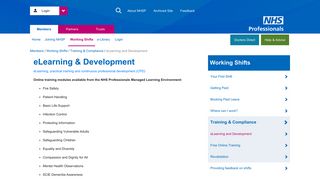 eLearning and Development - NHS Professionals
