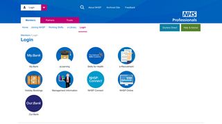 Login - NHS Professionals