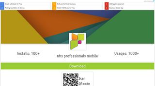 nhs professionals mobile Android App - Online App Creator
