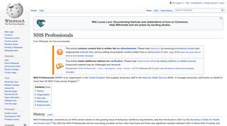 NHS Professionals - Wikipedia