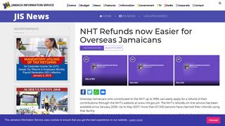 NHT Refunds now Easier for Overseas Jamaicans - Jamaica ...