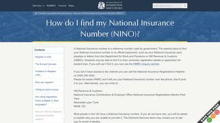 How do I find my National Insurance Number (NINO)? | Royal Borough ...