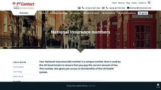 National Insurance Numbers | 1st Contact Kickstart