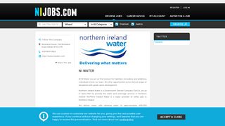 NI Water jobs in Northern Ireland - NIJobs.com