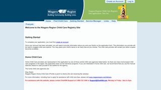 Niagara Region Child Care Registry - OneHSN