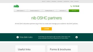 OSHC Partners Portal | nib