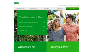 nib - Travel Insurance Plan