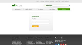 nib OSHC Agent Portal | Login