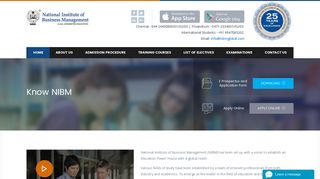 NIBM Online MBA | About NIBM - NIBM Global