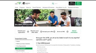 NIC - Student Accounts