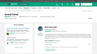 Nice loop walk - Traveller Reviews - Grand Canal - TripAdvisor