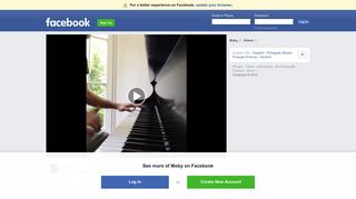 Moby - A nice loop. - Facebook