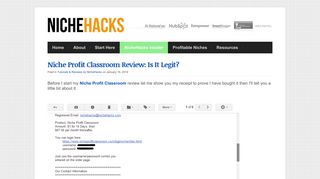 Niche Profit Classroom Review: Is It Legit? - NicheHacks