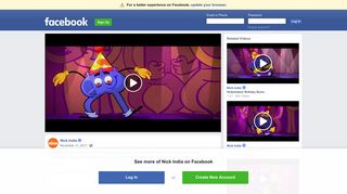 Nick India - Nickelodeon Birthday Bums | Facebook