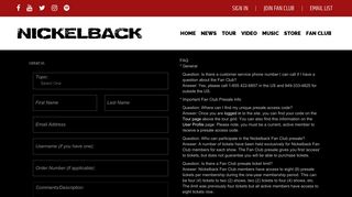 Nickelback > Help