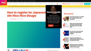 How to register for Japanese video site Nico Nico Douga - TNW