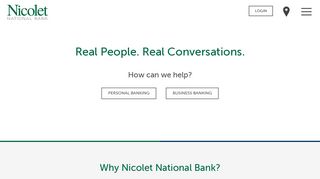 Nicolet National Bank | Personal, Business & Online Banking | Real ...