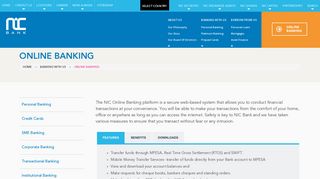 NIC Online Banking, Internet Banking in Kenya - NIC Bank