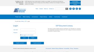 NIE Networks: ICP Portal | Northern Ireland Electricity Networks
