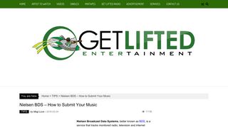Nielsen BDS - How to Submit Your Music – Get Lifted Entertainment