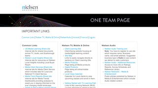 One Team Page - Nielsen
