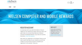 Register Account | Nielsen Rewards