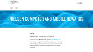 Login: Nielsen Mobile Rewards United Kingdom