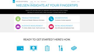 Nielsen API Portal | home
