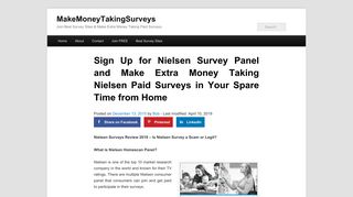 Sign Up for FREE at Nielsen Surveys & Earn Rewards + Review 2019