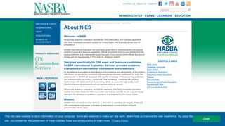 About NIES | NASBA