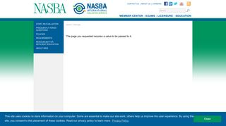 Start a New Evaluation > Login Support Request Form > NASBA ...