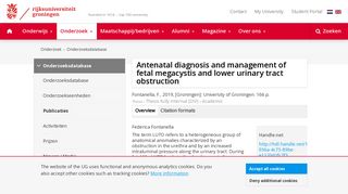 Antenatal diagnosis and management of fetal megacystis and lower ...
