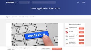 NIFT Application Form 2019, Registration - Apply with Late Fee Now