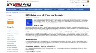DDNS Setup using NO-IP and your Computer / CCTV Camera World ...
