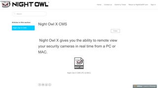 Night Owl X CMS – NightOwl SP