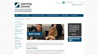 Night School - Barrie Learning Centre