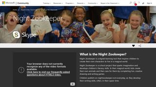 Night Zookeeper - Microsoft in Education