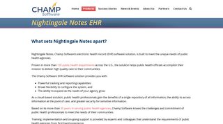 Nightingale Notes EHR Software | Public Health EHR Software ...